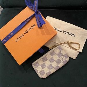 Louis Vuitton Damier Azur key pouch